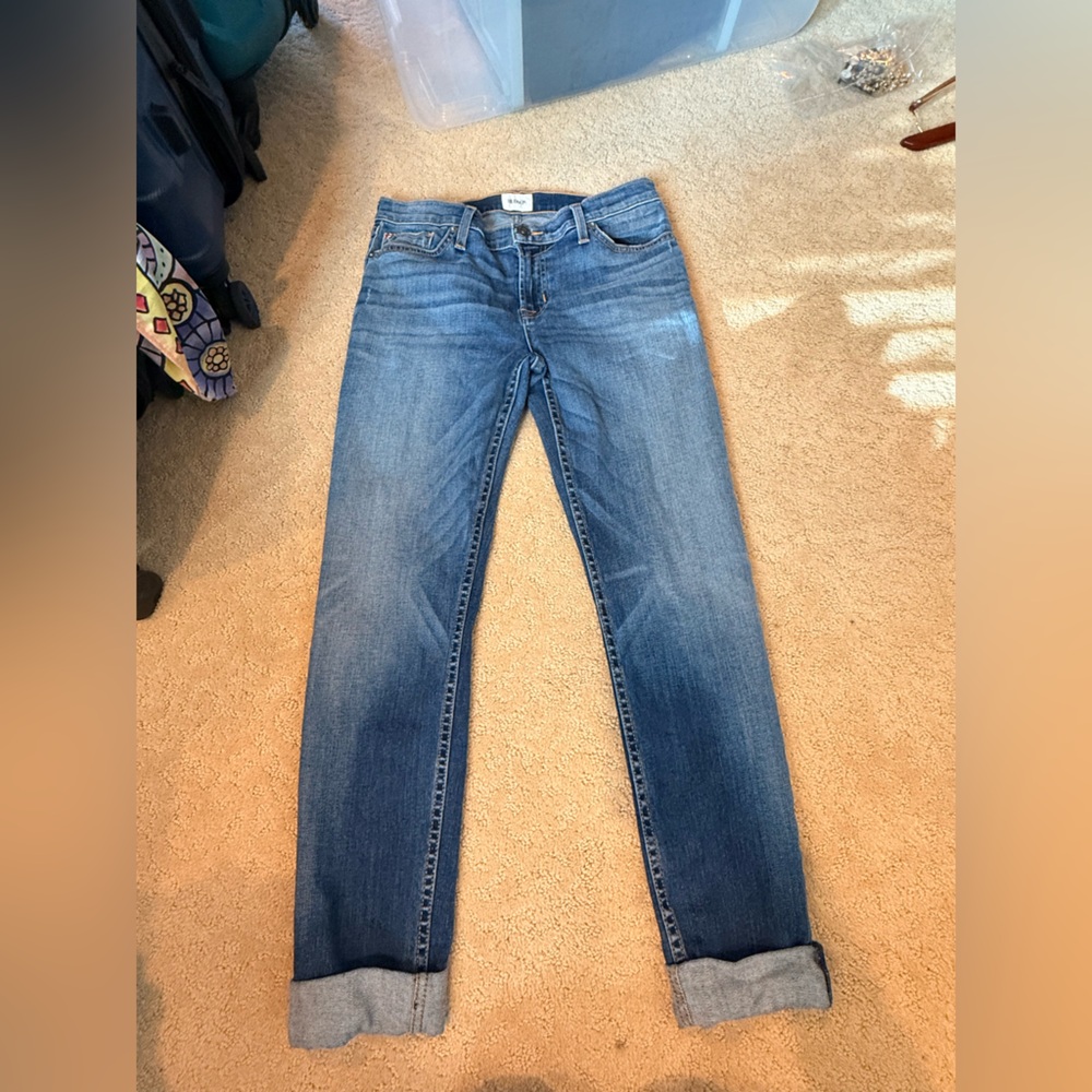Hudson Jeans Blue Straight Leg Denim